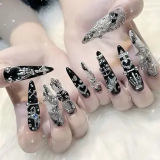 ロング Rin Nail 新大久保店のネイルデザイン
