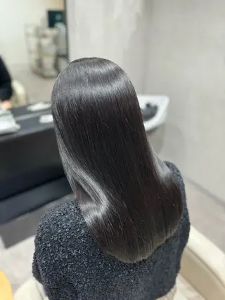 ミディアム 髪質改善Mint leaf☘️山本湧海のヘアスタイル