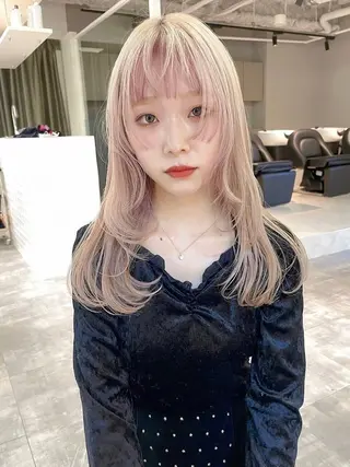 ロング カラー ハイトーン特化🌟 カワシマシュンスケのヘアスタイル