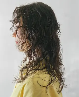 ロング パーマ レイヤー/パーマ /ウルフ/nabeのヘアスタイル