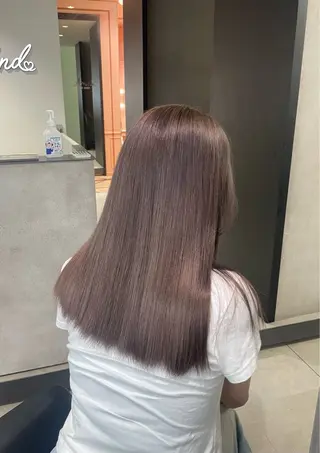 カラー offwhite Nano🪩🧡のヘアスタイル
