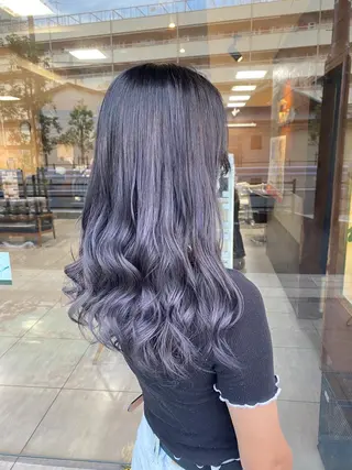 ロング カラー ヘアアレンジ 川上 麻梨阿のヘアスタイル