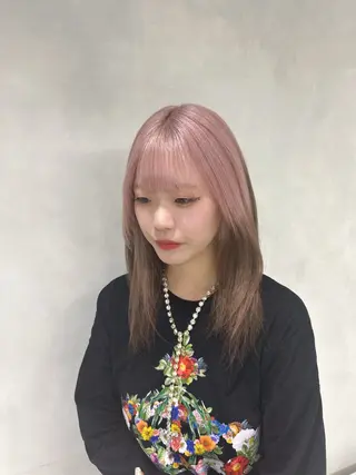 ロング カラー 【🦋綺麗めハイトー ン🦋】suzunoのヘアスタイル