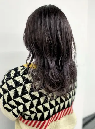セミロング カラー ⭐️当日OK⭐️ 岩田峻のヘアスタイル