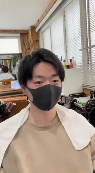 ショート メンズ かんばら りょーいのヘアスタイル