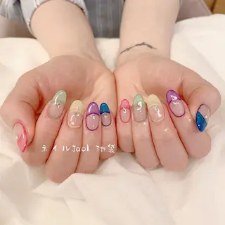 ミディアム nail jaol池袋店所属・ネイルJaol 池袋のネイルデザイン