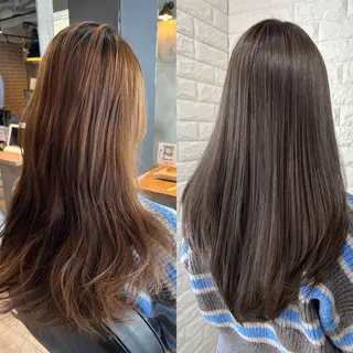 ロング カラー La fith hair ray 札幌店所属・レイヤー/縮毛矯正/ 透明感カラー/マサキのヘアスタイル