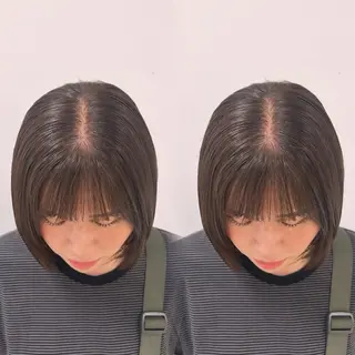 ショート カラー ベージュ/つや髪/ レイヤー／ゆいなのヘアスタイル