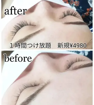 マツエク・マツパ tomonail eyelistのマツエク・マツパデザイン