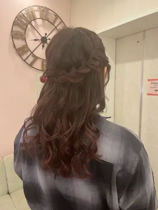 ロング ヘアアレンジ 外川 生純美ೀ🌝のヘアスタイル