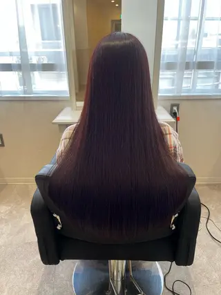 ロング 小松崎 紅見子のヘアスタイル