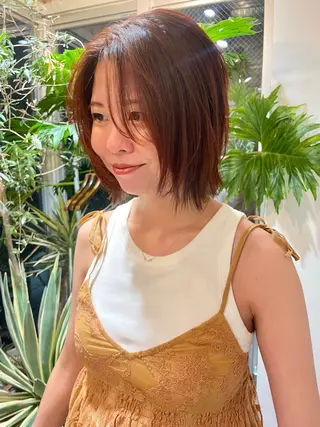 ショート 透明感カラー 🦋AYAのヘアスタイル