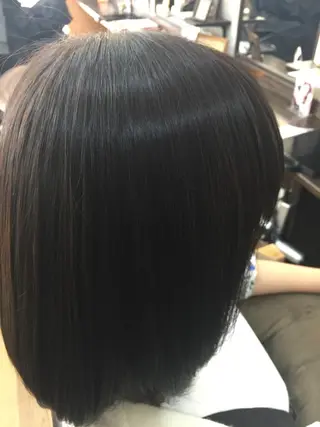 カラー 中山 ルミ子のヘアスタイル