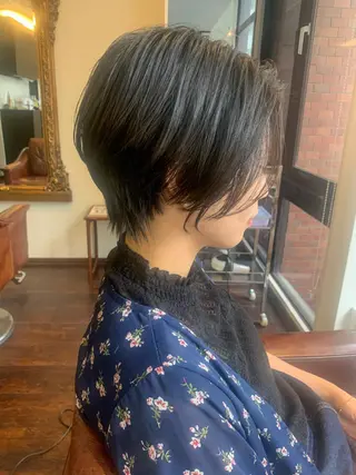 ショート 丹羽大喜 縮毛矯正/美髪矯正のヘアスタイル