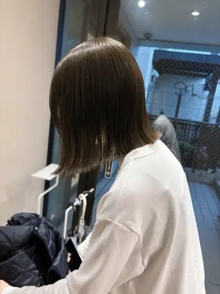 ショート カラー ボブ/ミニボブ 透明感カラーkadoのヘアスタイル