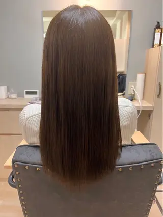 セミロング 金山／森心乃　カット ブリーチモデル募集中のヘアスタイル
