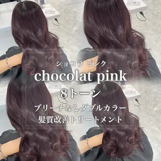 カラー 🤍ブリーチなし ブラウンhimi🤍のヘアスタイル