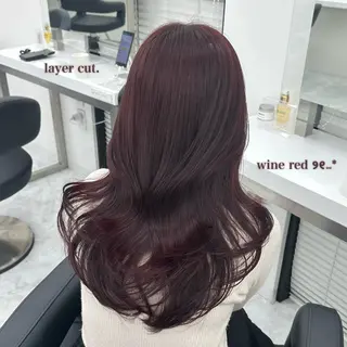 セミロング カラー 似合わせstyle ❤︎misaki❤︎のヘアスタイル