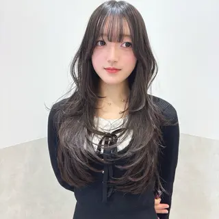 ロング カラー SALOWIN 札幌大通り店所属・🏆ウルフ/レイヤー 指名No.1山口圭佑のヘアスタイル