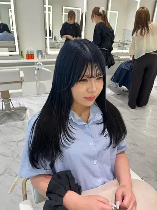 ロング ParveMix /石田 佳澄🩶のヘアスタイル