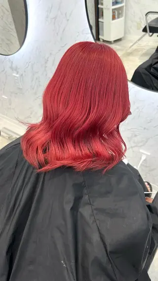 セミロング 韓国パーマ 美容師 和田爽良のヘアスタイル