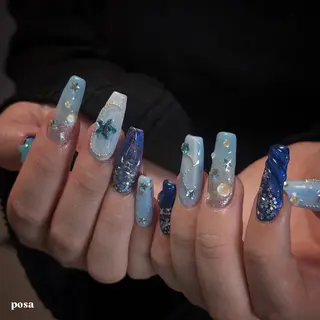 ネイル posa nail モエミのネイルデザイン