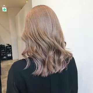 ミディアム カラー パーマ ヘアアレンジ メンズ キッズ stylist 🌸 kana.のヘアスタイル