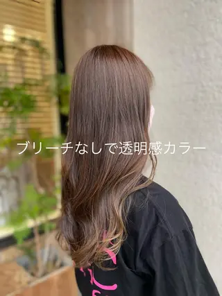 ロング カラー やまこし 美裕樹のヘアスタイル