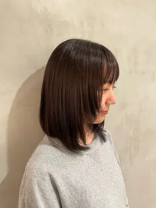 ミディアム カラー ブリーチ✧︎デザイン ゆうのヘアスタイル
