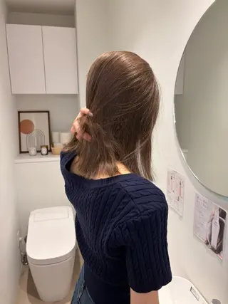 ショート リン🔔ボブ cut 柔らかベージュ🤎のヘアスタイル