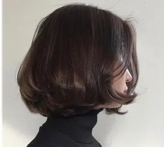 ショート カラー パーマ ヒナ/酸性ストレート ・艶カラー🌿のヘアスタイル