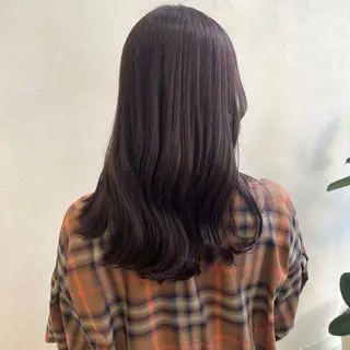 セミロング カラー SiLO yuri andoのヘアスタイル