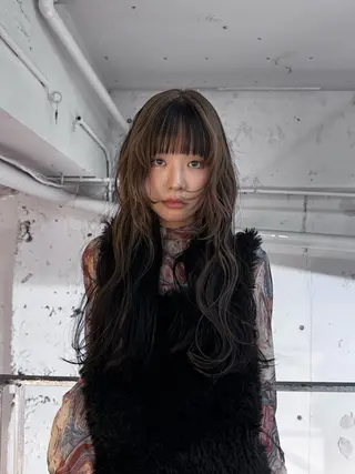 ロング パーマ ito suzuco @suc__asのヘアスタイル