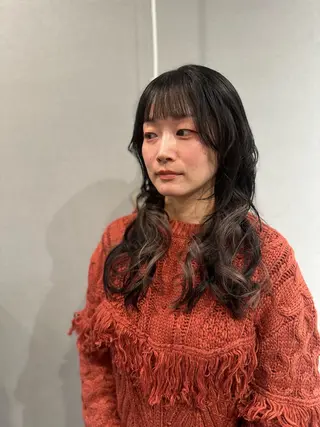 ロング カラー K Harukaのヘアスタイル