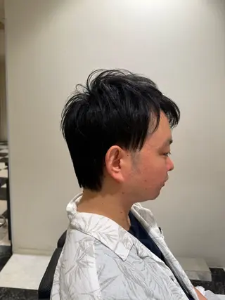 ショート メンズ 似合わせカットパーマ 長峯丈士のヘアスタイル