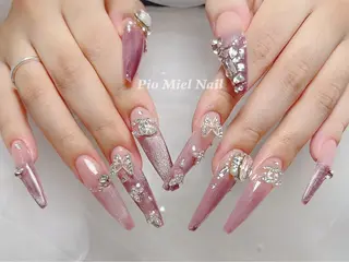 ネイル HANA 長さだしのネイルデザイン