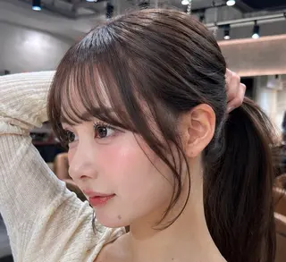 ロング レイヤー/美髪矯正 /赤味消し 古舘悠登のヘアスタイル