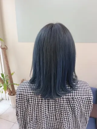 ロング カラー 林 真之介のヘアスタイル