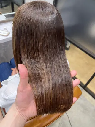 セミロング ⭐️縮毛矯正特化 小松邦彦⭐️のヘアスタイル