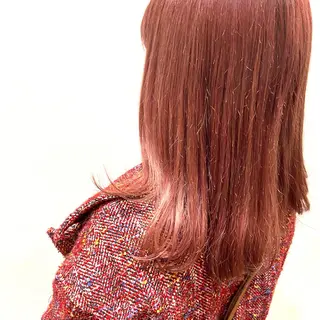 ロング カラー ショート/ウルフ ハイトーン/カイセイのヘアスタイル