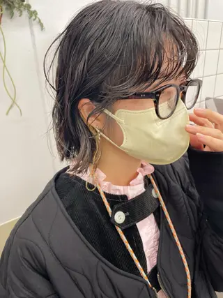 ショート パーマ 関 京磨のヘアスタイル