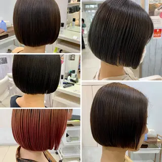 ショート カラー 【髪質改善】 美髪/久岡徹也のヘアスタイル