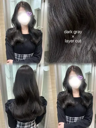 ロング 🎀zina/韓国 🎀amiのヘアスタイル