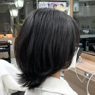 ミディアム 藤原 亜美🤍のヘアスタイル