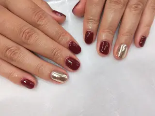 ネイル はばすみれ🎀ﾈｲﾙ 光ﾌｪｲｼｬﾙ ﾍｱのネイルデザイン