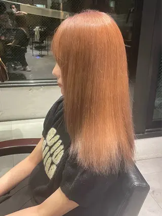 セミロング カラー CHERIM ❤️‍🔥新家光葉のヘアスタイル