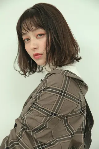 ミディアム 美髪形成！色素改善！ 秋田　和輝のヘアスタイル