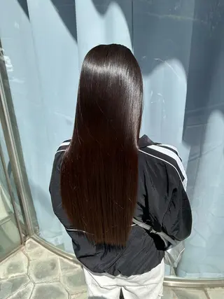 セミロング 美髪特化✨ 伊織✨縮毛矯正✨のヘアスタイル