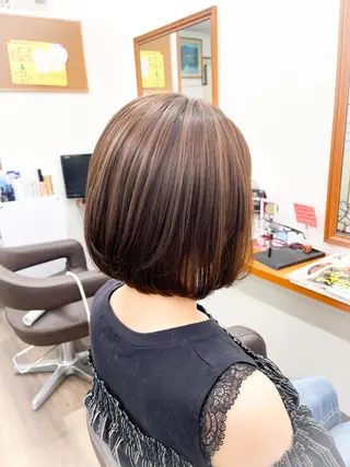 ミディアム YAP！HAIR トコツメアヤノのヘアスタイル