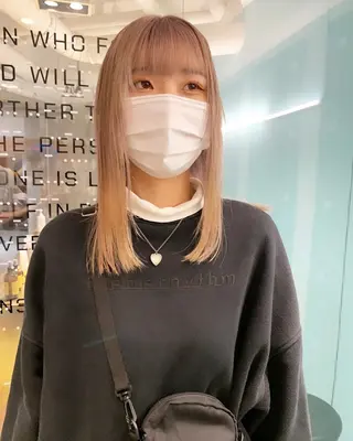 ミディアム カラー tension 【テンション】のヘアスタイル